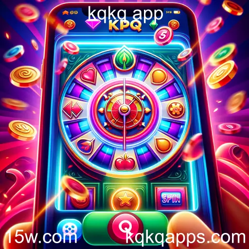 Imagem promocional da kqkq app mostrando a plataforma e suas vantagens